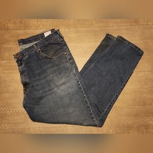 Wrangler Dark Blue Straight Jeans